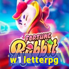 w1 letterpg